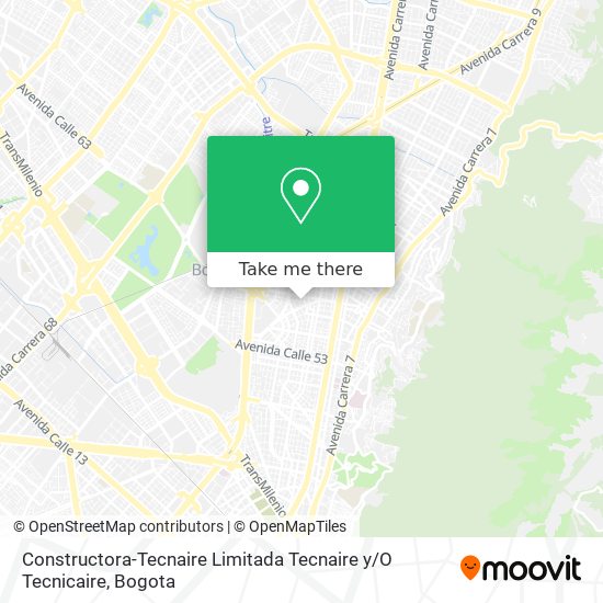Constructora-Tecnaire Limitada Tecnaire y / O Tecnicaire map