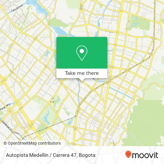 Autopista Medellín / Carrera 47 map