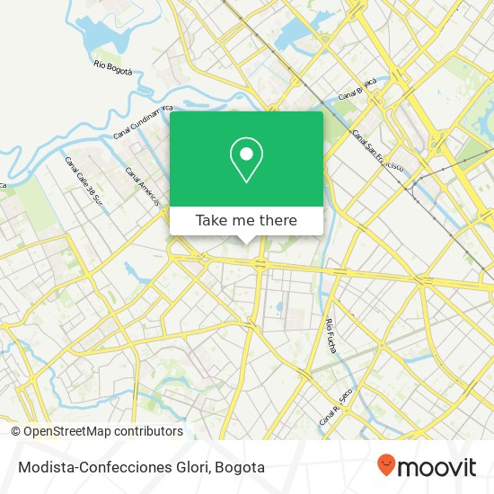Modista-Confecciones Glori map