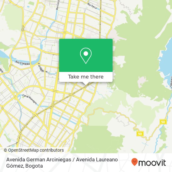 Avenida German Arciniegas / Avenida Laureano Gómez map