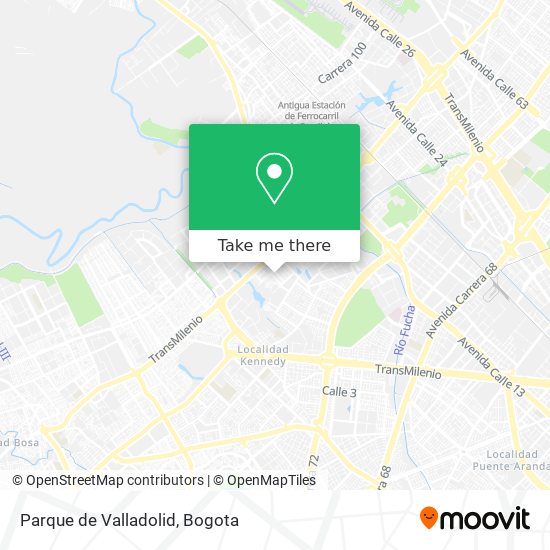 Parque de Valladolid map