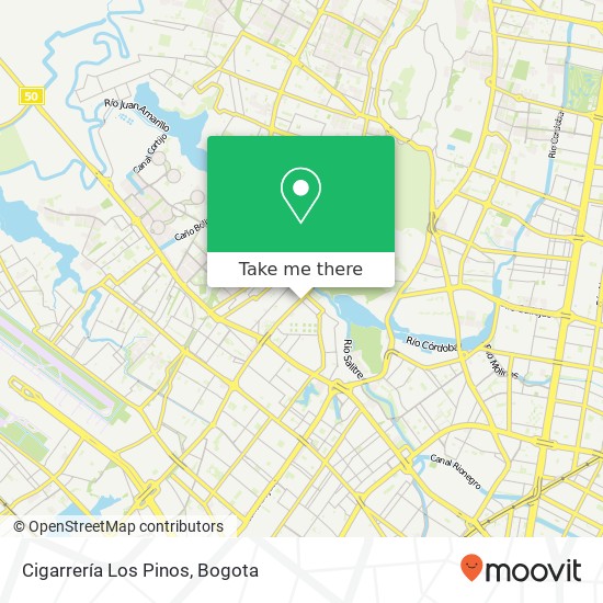 Cigarrería Los Pinos map