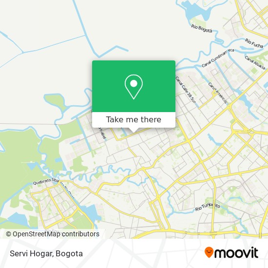 Servi Hogar map