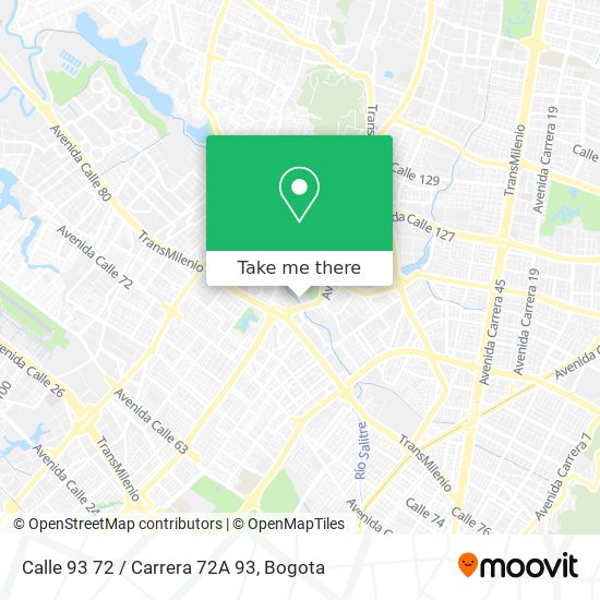 Calle 93 72 / Carrera 72A 93 map