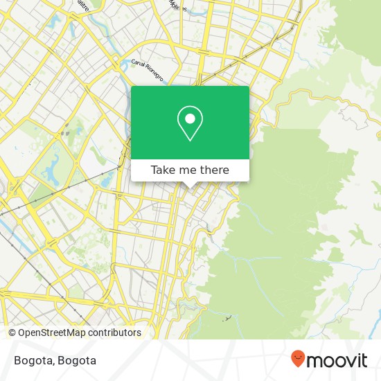 Bogota map