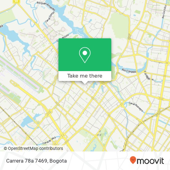 Mapa de Carrera 78a 7469