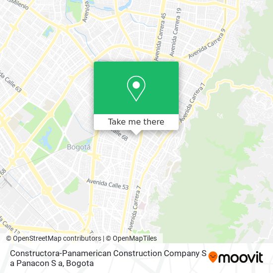 Constructora-Panamerican Construction Company S a Panacon S a map