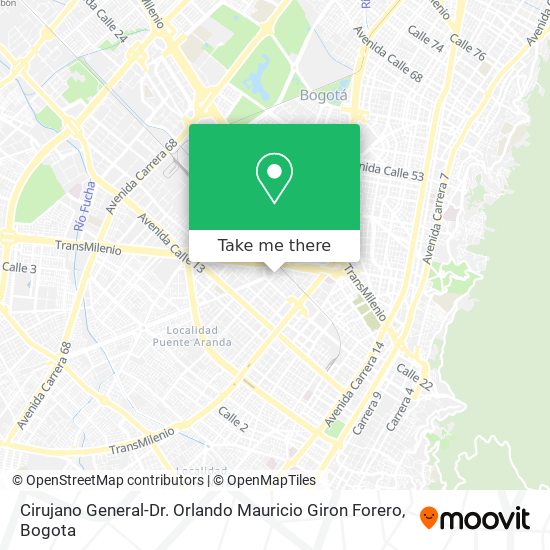 Cirujano General-Dr. Orlando Mauricio Giron Forero map