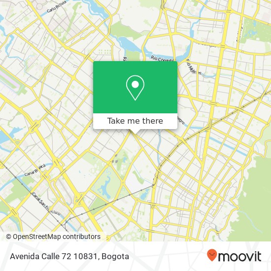 Avenida Calle 72 10831 map
