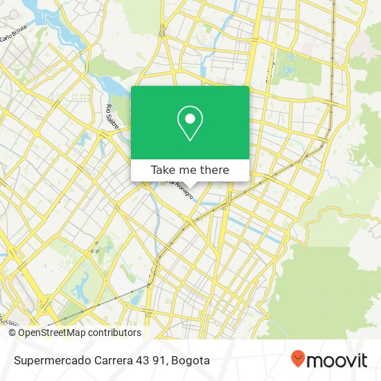 Supermercado Carrera 43 91 map