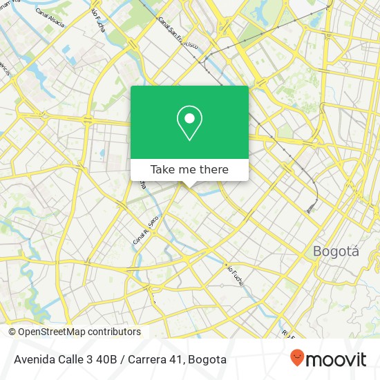 Avenida Calle 3 40B / Carrera 41 map
