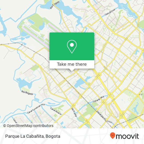 Parque La Cabañita map