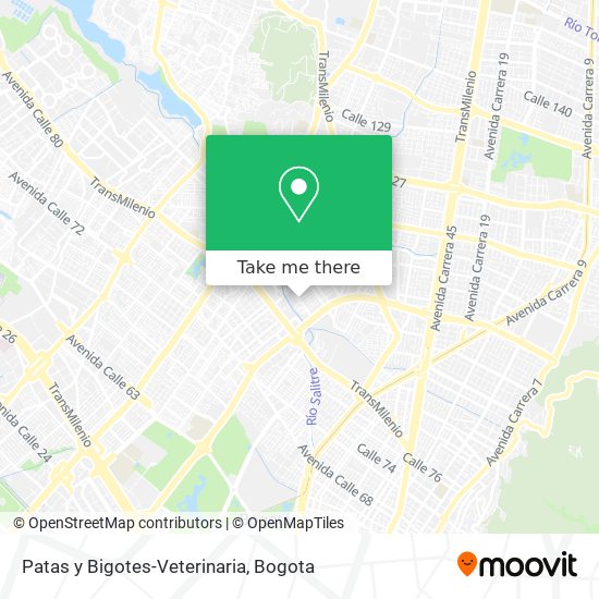 Patas y Bigotes-Veterinaria map
