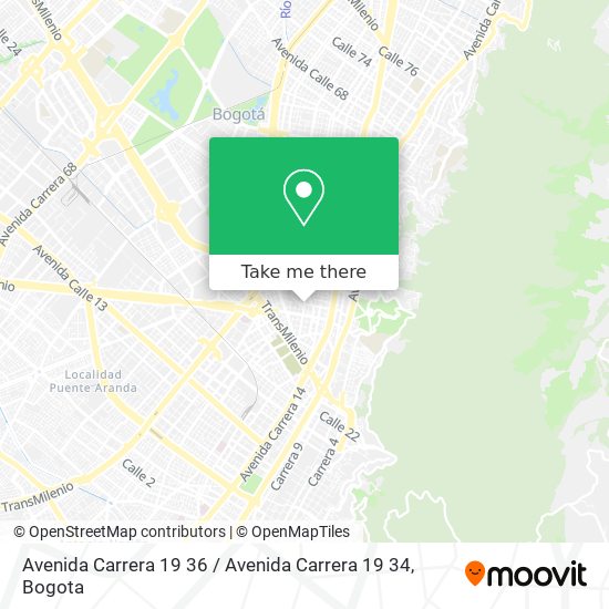 Avenida Carrera 19 36 / Avenida Carrera 19 34 map