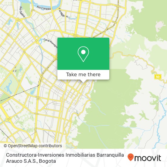 Mapa de Constructora-Inversiones Inmobiliarias Barranquilla Arauco S.A.S.