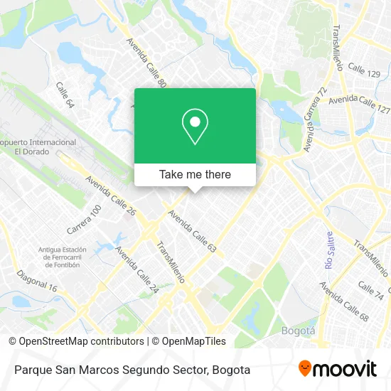 Parque San Marcos Segundo Sector map