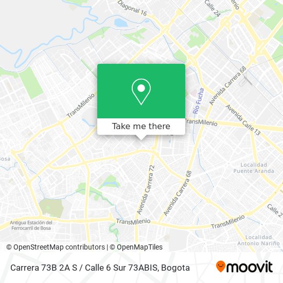 Carrera 73B 2A S / Calle 6 Sur 73ABIS map