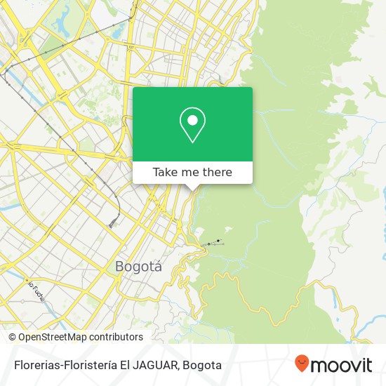 Florerias-Floristería El JAGUAR map