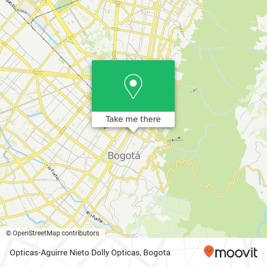 Mapa de Opticas-Aguirre Nieto Dolly Opticas