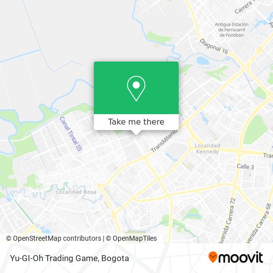 Yu-GI-Oh Trading Game map