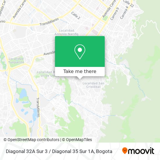Diagonal 32A Sur 3 / Diagonal 35 Sur 1A map