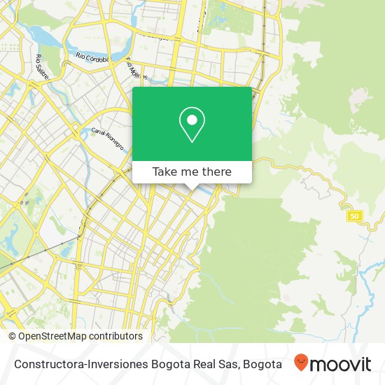 Constructora-Inversiones Bogota Real Sas map