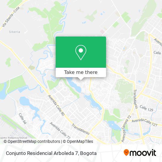 Conjunto Residencial Arboleda 7 map
