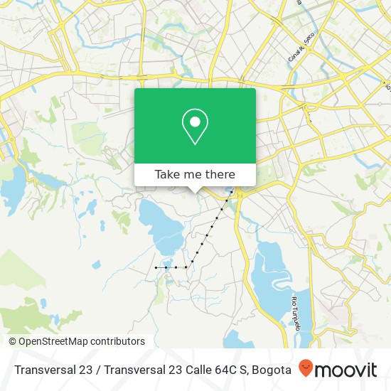 Mapa de Transversal 23 / Transversal 23 Calle 64C S