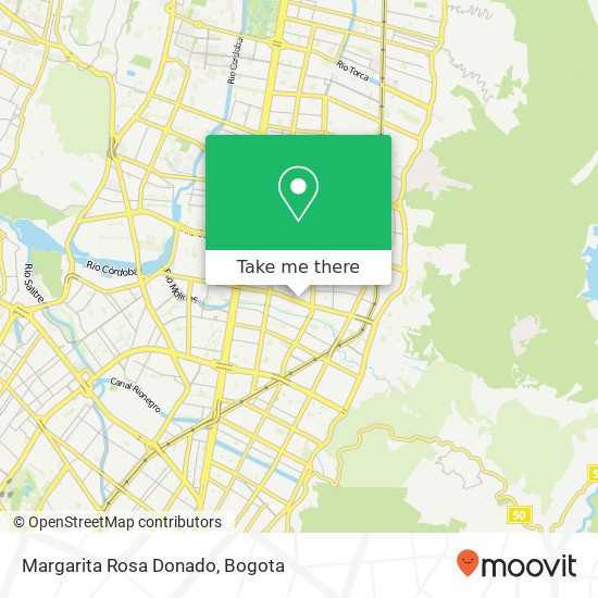 Margarita Rosa Donado map