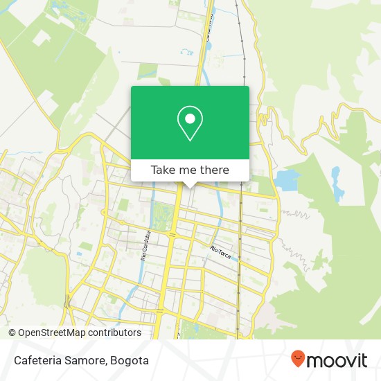 Cafeteria Samore map