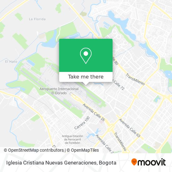 Iglesia Cristiana Nuevas Generaciones map