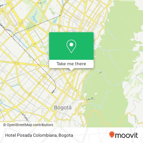 Mapa de Hotel Posada Colombiana