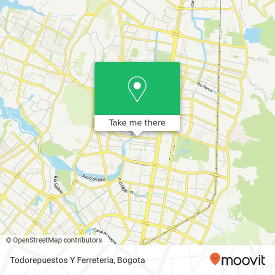Mapa de Todorepuestos Y Ferreteria
