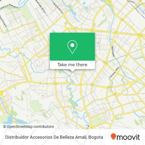 Mapa de Distribuidor Accesorios De Belleza Amali