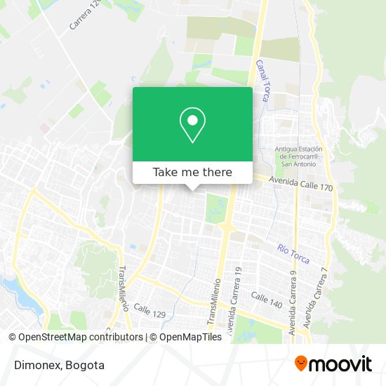 Dimonex map