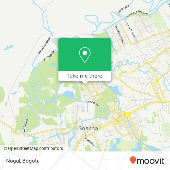 Nogal map