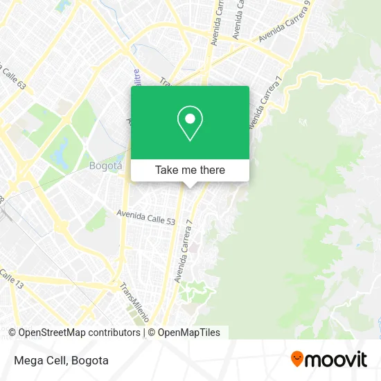 Mapa de Mega Cell
