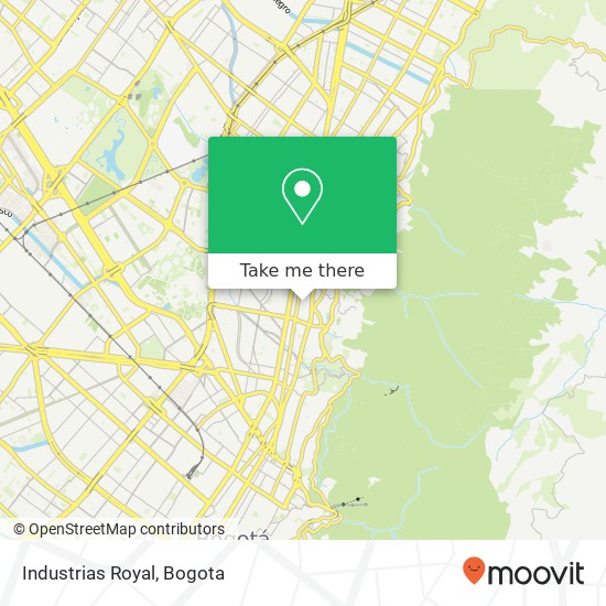 Industrias Royal map