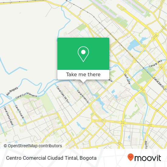 Mapa de Centro Comercial Ciudad Tintal