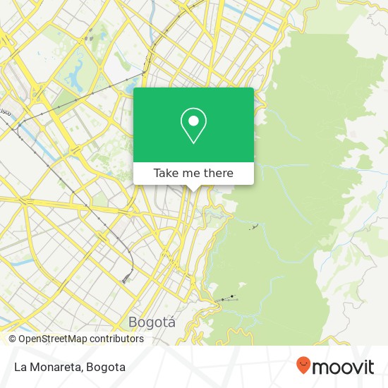 La Monareta map