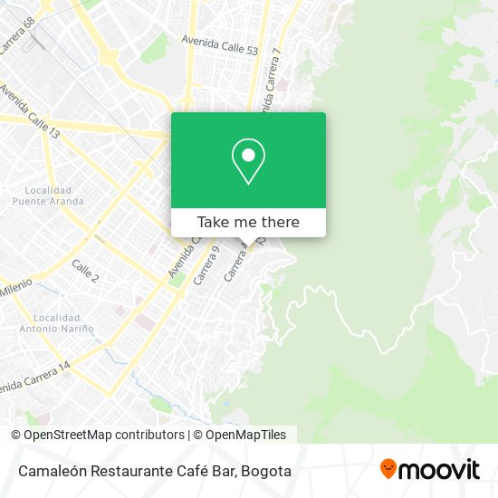Mapa de Camaleón Restaurante Café Bar
