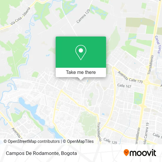 Mapa de Campos De Rodamonte
