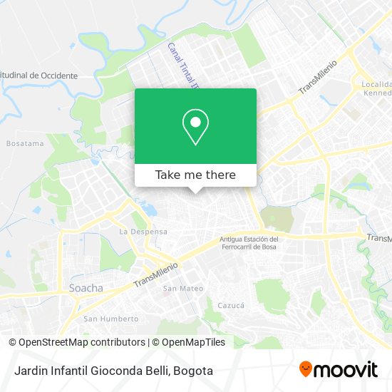 Jardin Infantil Gioconda Belli map
