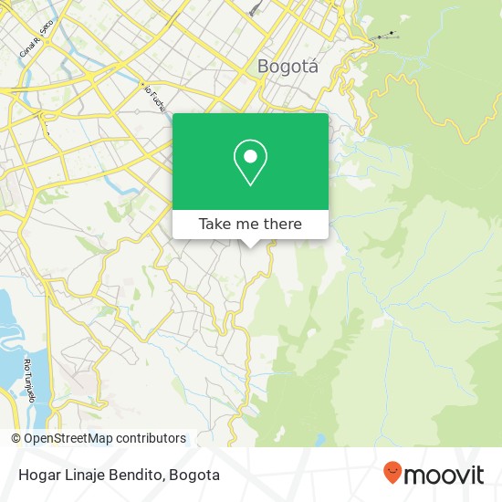 Hogar Linaje Bendito map