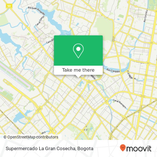 Supermercado La Gran Cosecha map