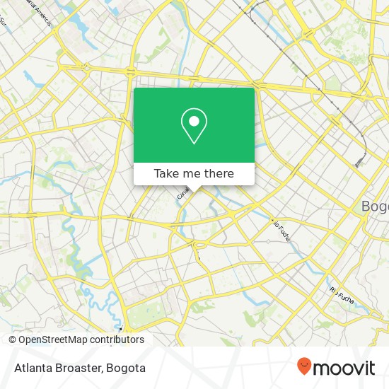Atlanta Broaster map