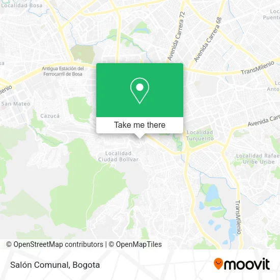 Mapa de Salón Comunal