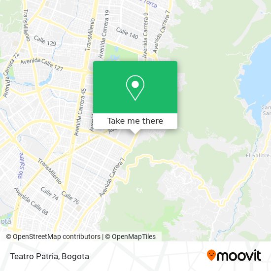 Teatro Patria map