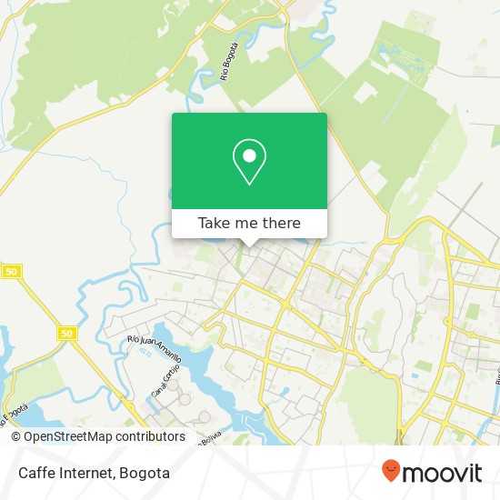 Caffe Internet map