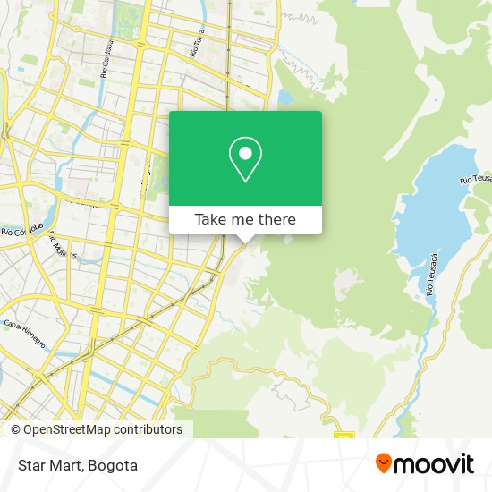 Star Mart map